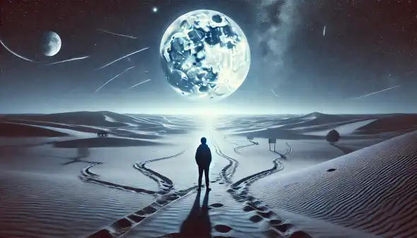 Um deserto representando o sentimento de perdido ao finalizar o Ensino
Médio